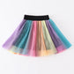 Rainbow girl tutu skirt