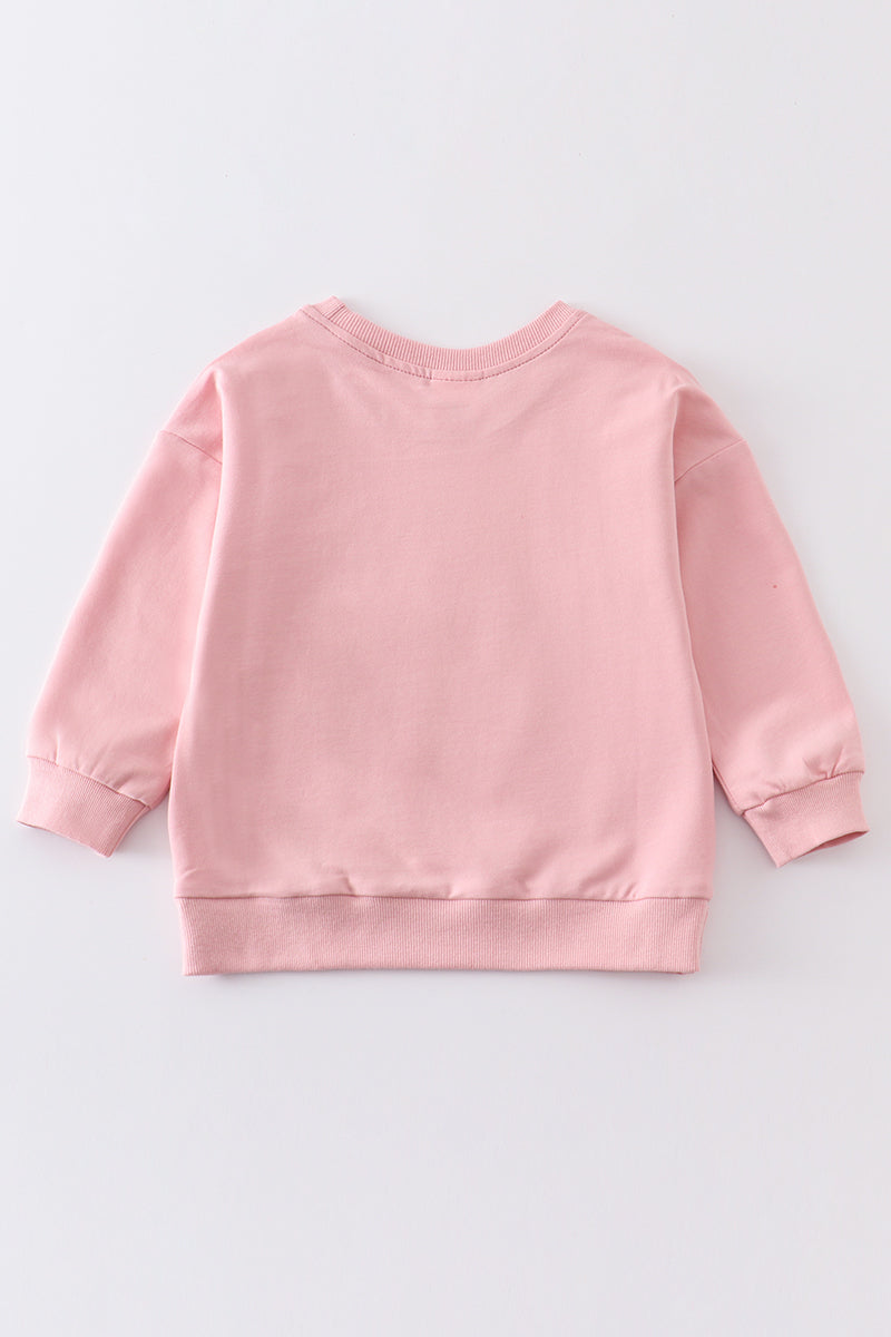 Pink love is sweet girl sweatshirt