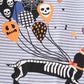 Halloween stripe dog applique boy top