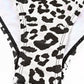 Leopard Cutout One-Shoulder One-Piece Swimsuit