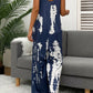 Tie-Dye Spaghetti Strap Jumpsuit with Pockets