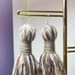 Limited Edition Brown & White Chandelier Earrings